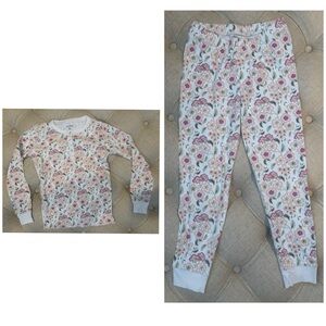 ROLLER RABBIT- Pink Floral Kids Pajama Set